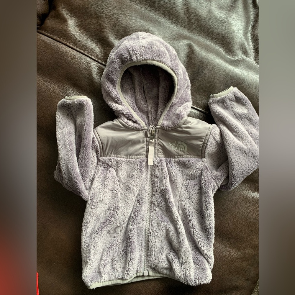 North Face OSO girls size XXS, color: grey. Like new-No tears/rips/holes/stains